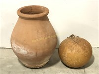 24 Inch Tall Terra-Cotta Jar