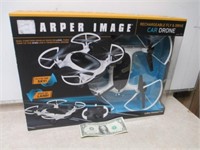 Sharper Image Fly & Drive Car Drone in Box
