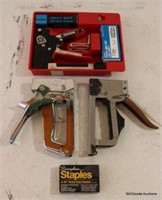 4 Pc Lot - Tools - Hand Staplers