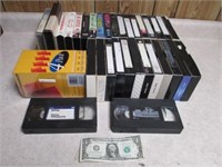 Lot of VHS Tapes - Many Recordable