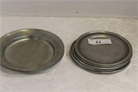 TOWLE PEWTER PLATES