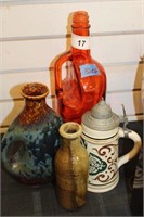 SELECTION OF VASES AND MORE