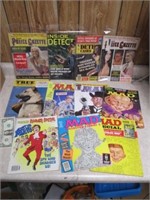Vintage Detective Magazines, Police Gazette's, &
