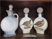 3 vintage decanters