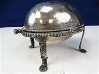 Silver Serving Container