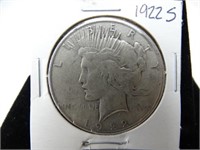 1-1922 Peace Dollar Coin