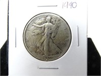 1-1940 Walking Liberty Half Dollar