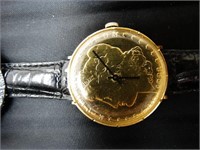 Gator & Genuine Silver Coin Watch