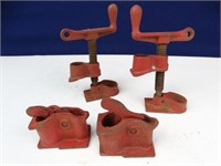 (2) Pipe Clamps Hardware