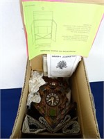 1-German Cuckoo Clock in box.