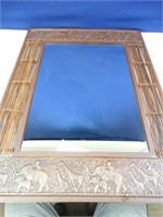 Copper and Bamboo Mirror