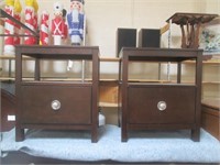 Two Cherrywood Style Nightstands