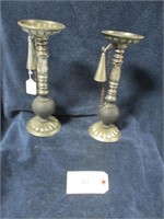 Pair candlesticks with snuffer