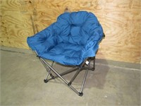 Folding Padded Club Chair-