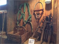 HORSE TACK - NAIL CARRIER - MOLE TRAPS