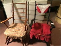 2 OLD ROCKING CHAIRS