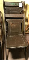 SET OF 4 METAL CHAIRS