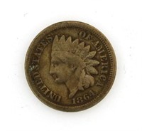1864 Indian Head Copper Nickel Cent *Key