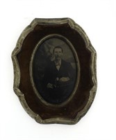 Anitque Photograph w' Sterling Silver Frame