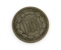 1865 - 3 Cent Nickel