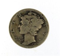 1919-D Mercury Silver Dime *Key Date