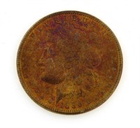 1886 BU Blast Gold Toned Morgan Silver Dollar
