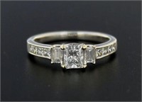 14kt Gold Radiant 1.25 ct Diamond Ring