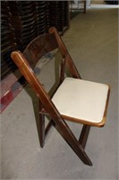 Brown Wooden Folding Chairs