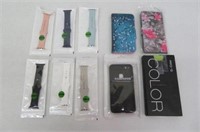 Lot of (5) Various Phone Cases, Screen Protector
