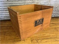 P&G wood box