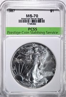 1987 AMERICAN SILVER EAGLE PCSS PERFECT