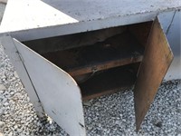 Metal Shop Bench/Cabinet