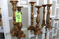 (6) Assort. Candle Holders