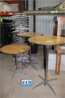 30" Round Bar Tables, Tops, Pedestals,Bases