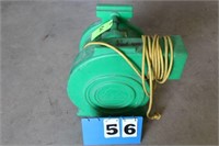 Electric Inflatable Blower, 1.5 HP, Mfd by B-Air