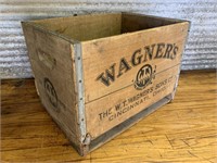 Antique Wagner's soda crate