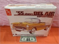 Vintage AMT '55 Chevy Bel Air Convertible 1/16th