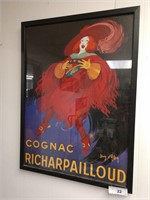 Vintage Cognac Richarpailloud advertising piece
