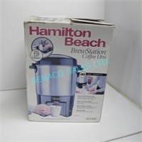 1X," HAMILTON BEACH" 40540C, 40 CUP PERCOLATOR