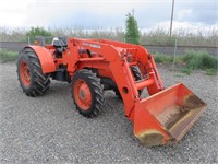 Kubota M9000 Wheel Tractor with Loader Attachment