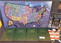 Statehood Quarter Albums with Lots of Quarters