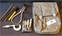 East Germany Tool Pouch & Precision Tools