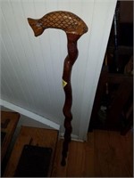 WOODEN FISH CANE