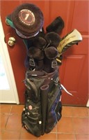 CLEMSON GOLF BAG OF WOODS, MG WOODS, KING COBRA