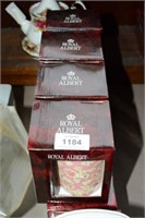 Collection of boxed Royal Albert china