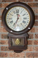 Antique Ansonia calendar wall clock