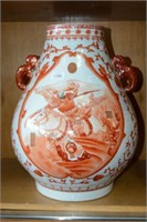 Fine Chinese vase, with iron red glazed decoration
