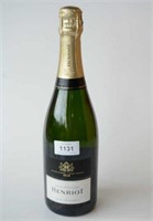 Bottle of French Champagne 'Henriot Blanc de