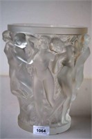 Lalique, France, 'Bacchantes' nudes vase,