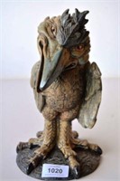 Andrew Hull grotesque bird decanter,